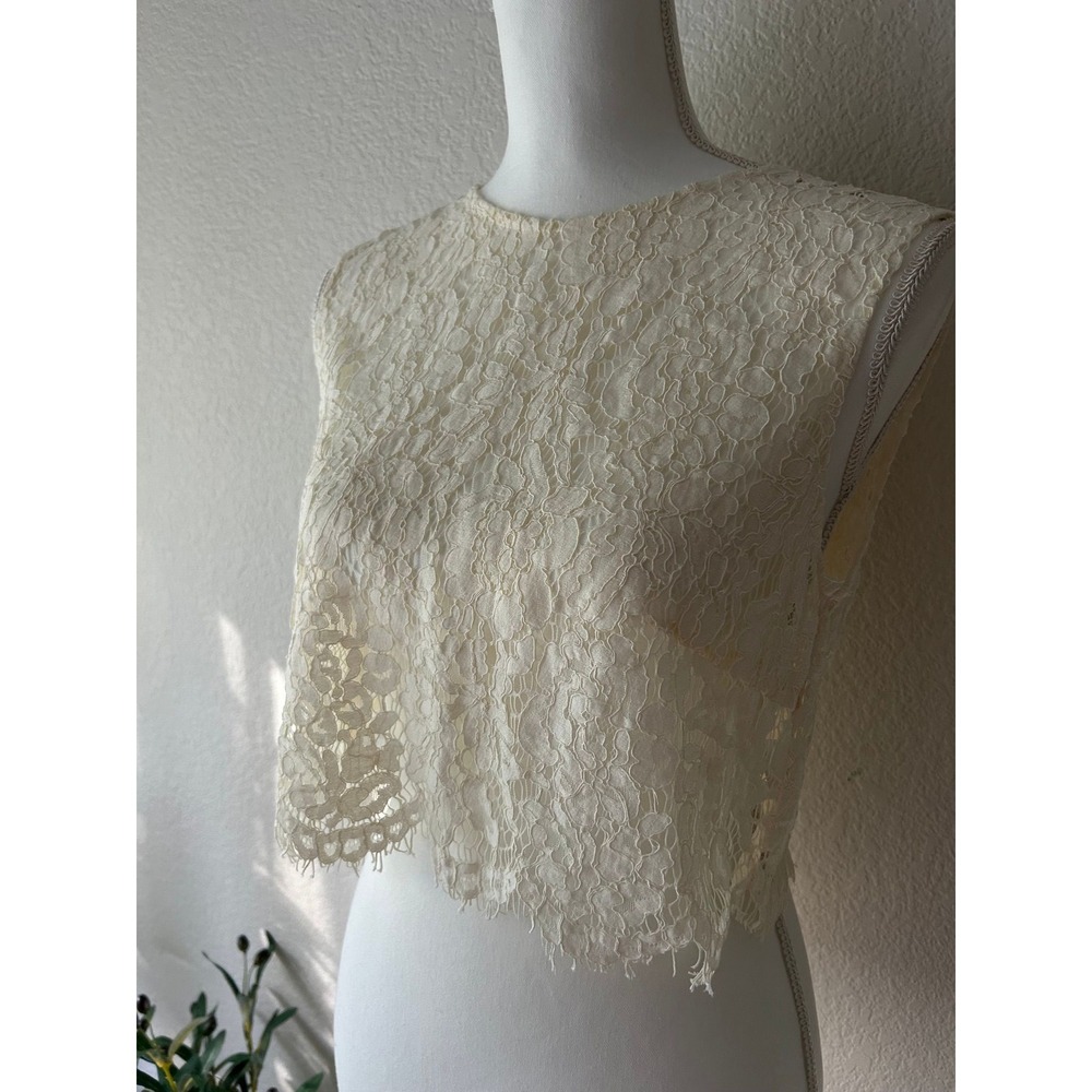 Jenny Yoo Heirloom Lace Topper | Ivory Open Back Overlay